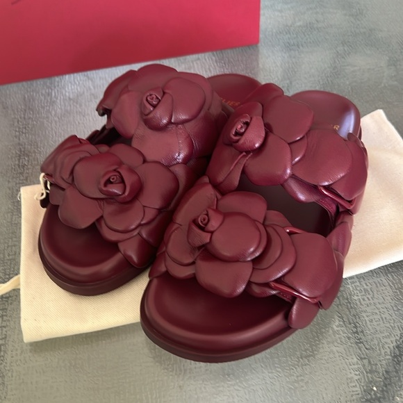 Valentino Garavani 03 Rose Edition Atelier Leather Sandals - Picture 10 of 11